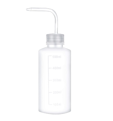 Batteriefüllflasche, Laborflasche, transparent, 500 ml (Art. 18-